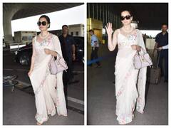 Kangana Ranaut: ਸਫ਼ੇਦ ਸਾੜੀ `ਚ ਮੁੰਬਈ ਏਅਰਪੋਰਟ ਤੇ ਨਜ਼ਰ ਆਈ ਕੰਗਨਾ ਰਣੌਤ, ਖੂਬਸੂਰਤੀ ਦੇਖ ਫ਼ੈਨਜ਼ ਹੋਏ ਫ਼ਿਦਾ
