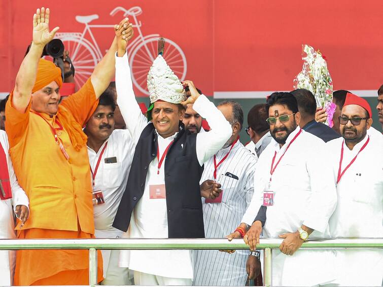 up politics Akhilesh Yadav Seeks BJP’s removal from power as he is re-elected SP chief UP Politics: ఎస్‌పీ చీఫ్‌గా మరోసారి అఖిలేశ్- అధికారాన్ని లాగేసుకున్నారని BJPపై విమర్శలు