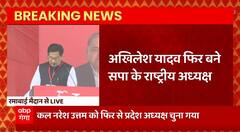 Breaking News : Akhilesh Yadav एक बार फिर बने सपा के राष्ट्रीय अध्यक्ष | UP Politics
