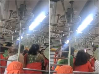Navratri 2022: मुंबई की AC लोकल ट्रेन में महिलाओं ने जमकर किया गरबा, सोशल मीडिया पर Video Viral