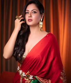 રેડ સાડીમાં અપ્સરા જેવી સુંદર લાગી Puja Banerjee