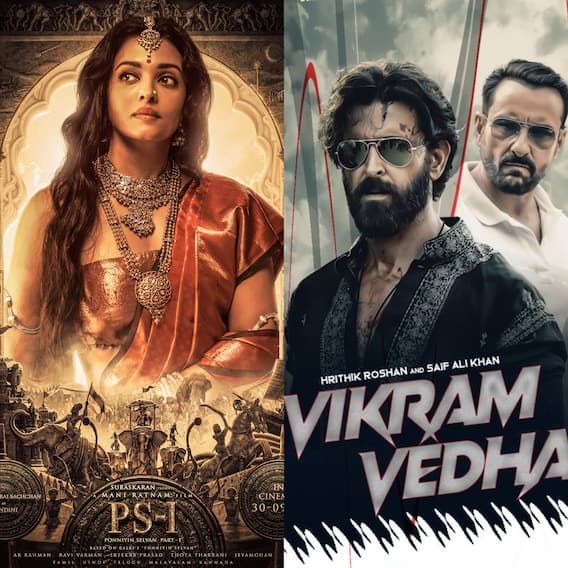 Vikram Vedha ने की रिलीज से पहले सिर्फ 1 Cr की कमाई, क्या Aishwarya Rai की PS1 को होगा इससे फायदा? | ENT LIVE