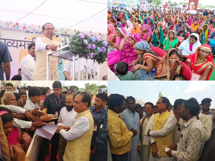 Sehore mukhyamantri dairy plus yojana murra bhains on subsidy ANN Sehore: सीहोर में मुख्यमंत्री डेयरी प्लस योजना का शुभारंभ, पशुपालकों को अनुदान पर दी गईं दो मुर्रा भैंस