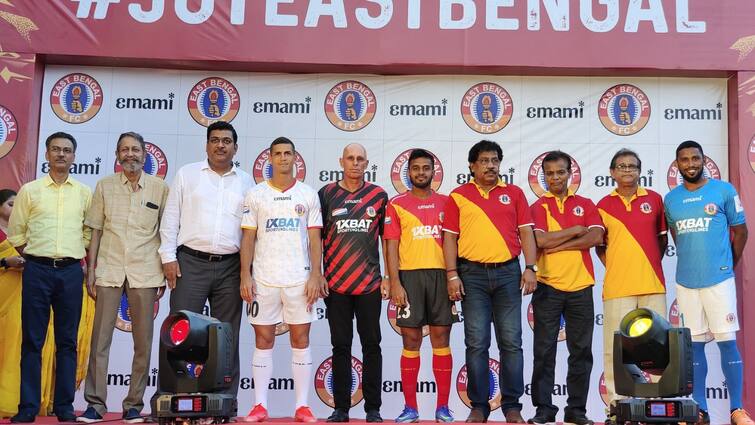 East Bengal release Jersey for the upcoming ISL 2022-23 season East Bengal Jersey: আসন্ন আইএসএল মরসুমের জন্য জার্সি প্রকাশ করল ইস্টবেঙ্গল