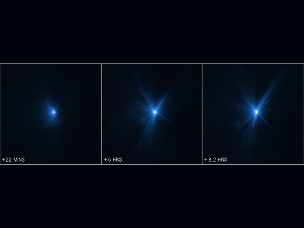 DART’s Collision With Asteroid, Captured By James Webb And Hubble Space Telescopes NASA DART Watch