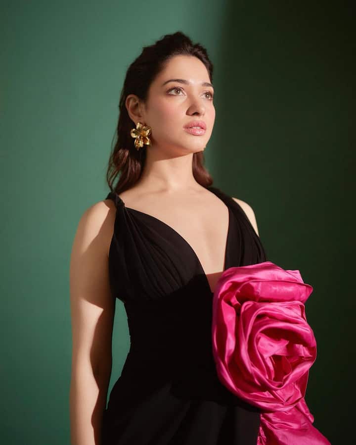 तिचा लूक दाखवत तमन्नाने एकामागून एक तिचे अनेक फोटो शेअर केले आहेत. या लूकमध्ये तमन्ना खूपच हॉट दिसत आहे. (फोटो सौजन्य :tamannaahspeaks/इंस्टाग्राम)