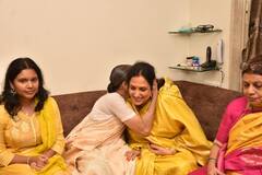 Rashmi Thackeray : रश्मी ठाकरेंनी घेतली संजय राऊतांच्या मातोश्रींची भेट, भावनिक क्षण कॅमेऱ्यात कैद