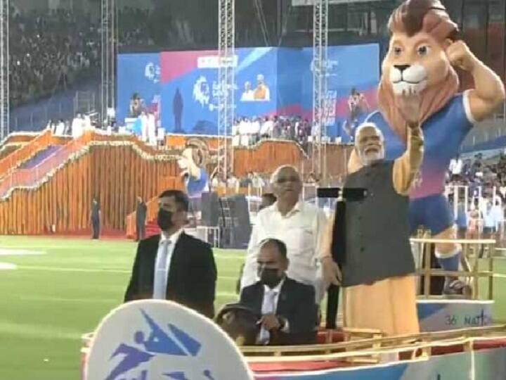 Sportspersons could not perform well in past because of nepotism, corruption: PM Modi National Games open: ஊழலை ஒழித்து விளையாட்டுத் துறையை தூய்மைப் பயன்படுத்தியுள்ளோம்: பிரதமர் மோடி