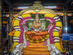 Navaratri 2022 : நவராத்திரி விழா மூன்றாம் நாள் - அண்ணாமலையார் கோவிலில் அலங்கரிக்கப்பட்டிருக்கும் கெஜலட்சுமி அம்மன்!