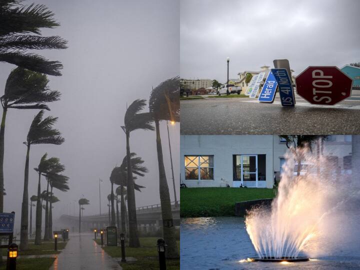 Hurricane Ian slammed into Florida September 28, 2022, with the National Hurricane Center saying the eye of the storm made landfall at 1905 GMT as high winds and heavy rain pounded the coast.