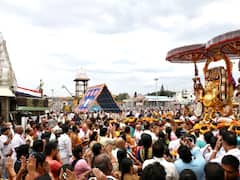 బ్రహ్మోత్సవాల్లో మూడో రోజు ఉదయం సింహ వాహనంపై శ్రీనివాసుడు దర్శనం