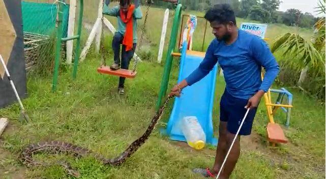 इथल्या कर्मचाऱ्यांनी वाईल्ड चॅलेंजर ऑर्गनायझेशनचे प्राणी मित्र राहुल कोठेकर आणि अजय मेहरकुळे यांना माहिती दिली.