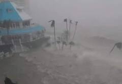 Hurricane Ian: ફ્લોરિડામાં ભારે ચક્રવાતી તોફાનથી ઘર તણાઈ ગયા, લાઈવ કરતી વખતે ટીવી રિપોર્ટર ઉડી ગયો, તસવીરોમાં જુઓ તબાહી