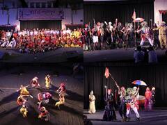 Udaipur News: राजस्थान के पहले आदिवासी महोत्सव का हुआ समापन, एक मंच पर थिरके 7 राज्यों के कलाकार, देखें तस्वीरें