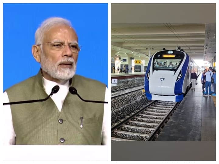 Modi In Gujarat: PM To Launch New Vande Bharat Express From Gandhinagar Today Modi In Gujarat: PM To Launch New Vande Bharat Express From Gandhinagar Today