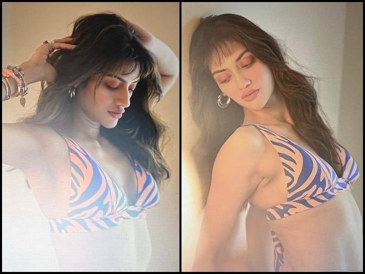 Nusrat Jahan Bikini Photos: બંગાળી બ્યૂટી નુસરત જહાં સોશ્યલ મીડિયા પર ખુબ એક્ટિવ રહે છે, પોતાની ગ્લેમરસ તસવીરો અને વીડિયોથી ફેન્સના દિલી જીતી લે છે.