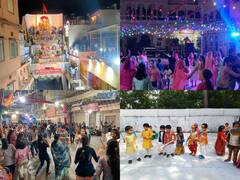 In Pics: उदयपुर में डांडिया की धूम, तस्वीरों में देखें शहर के बीच 52 फीट की ऊंचाई पर मां का दरबार