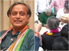 Congress President Election: Kerala MP Shashi Tharoor Files His Nomination At AICC Office In Delhi