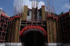 Durga Puja 2022: মণ্ডপে দুর্গোৎসবের ইতিহাস, সাজছে বরানগর ছাত্র সম্মিলনী