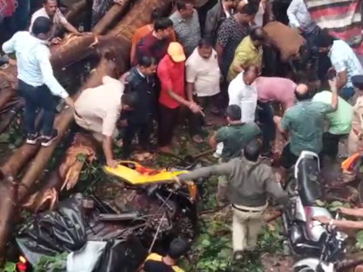 Pune Rain Death : पुण्यात पावसाचा फटका; अंगावर झाड पडून वयोवृद्ध रिक्षाचालकाचा दुर्दैवी मृत्यू pune Latest News An elderly rickshaw puller died due to a tree falling on him Pune Rain Death : पुण्यात पावसाचा फटका; अंगावर झाड पडून वयोवृद्ध रिक्षाचालकाचा दुर्दैवी मृत्यू