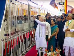 Gujarat: Prime Minister Narendra Modi Flags-Off Third Vande Bharat Train From Gandhinagar To Mumbai — In Photos