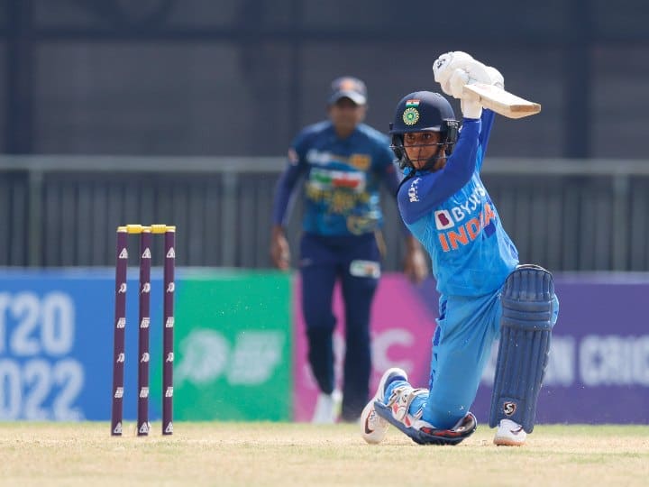 Womens Asia Cup 2022 IND W vs SL W T20 Match Highlights India beat Sri Lanka by 41 runs Women's Asia Cup 2022 : भारतीय महिलांची आशिया चषक स्पर्धेत विजयी सुरुवात, जेमिमाची दमदार झुंज, श्रीलंका संघावर 41 धावांनी मात