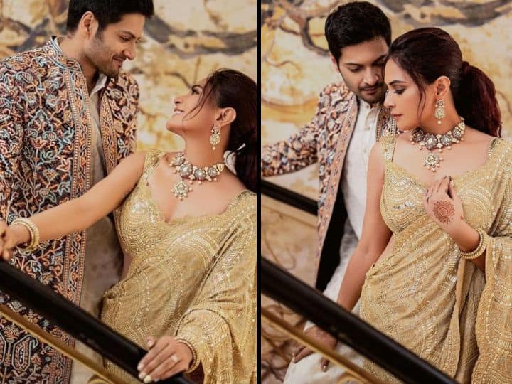 Ali Fazal Richa Chadha Wedding: मशहूर फिल्म कलाकार अली फजल और ऋचा चड्ढा जल्द ही शादी करने वाले हैं. इस बीच इन क्यूट कपल की प्री वेडिंग्स फंक्शन के दौरान की लेटेस्ट तस्वीरें सामने आईं हैं.