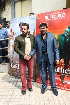 GodFather: గాడ్ ఫాదర్ ప్రమోషన్స్ లో మెగాస్టార్, సల్లూభాయ్ బిజిబిజీ