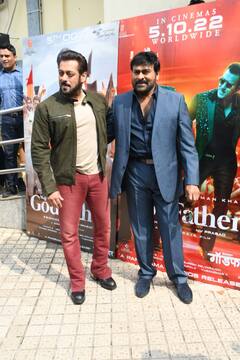 GodFather: గాడ్ ఫాదర్ ప్రమోషన్స్ లో మెగాస్టార్, సల్లూభాయ్ బిజిబిజీ