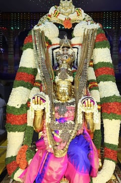 In Pics : తిరుమలలో గరుడవాహనంపై శ్రీవారి విహారం