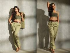 Sakshi Agarwal : கோட் சூட்டில் அசத்தும் சாக்‌ஷி அகர்வால்... வெளியான வைரல் போட்டோஸ்!