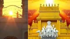 Arasavalli Surya Kiranalu: ఉదయం స్వామివారి పాదాలను తాకిన సూర్యకిరణాలు