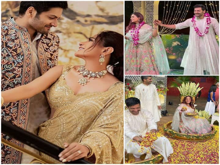 Richa Chadha Ali Fazal Wedding: ऋचा चड्ढा और अली फजल अपनी शादी को लेकर लगातार सुर्खियों में बने हुए हैं. उनकी हल्‍दी और संगीत सेरेमनी की तस्‍वीरें इंटरनेट पर वायरल हो रही हैं.