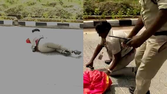 Constable Falls From CM Convoy: ప్రమాదవశాత్తూ కిందపడ్డ లేడీ కానిస్టేబుల్ | DNN | ABP Desam