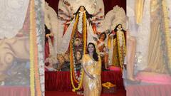 Durga Puja 2022: মায়ানগরীতে একটুকরো বাংলা, মুখুজ্যেদের পুজোয় হাজির ঘরের মেয়ে কাজল