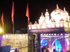 Parbhani Navratri 2022 : परभणीत जेजुरी गडाचा हुबेहूब देखावा; गडाची प्रतिकृती पाहण्यासाठी भाविकांची मांदियाळी