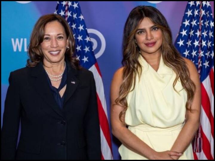 Priyanka Chopra says she does not vote in US but one day, my daughter will vote Priyanka Chopra In US: उपराष्ट्रपति Kamala Harris से मिलीं प्रियंका चोपड़ा, कहा- मैं वोट नहीं देती लेकिन मेरी बेटी देगी...'