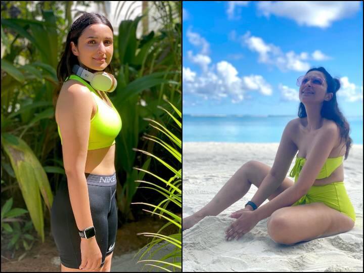 Parineeti Chopra Bikini Shoot: कोड नेम तिरंगा का टीजर रिलीज होने के बाद परिणीति चोपड़ा मालदीव में छुट्टियां मनाने चली गई हैं. जहां से उन्होंने 'बीच' से कुछ तस्वीरें शेयर कीं.