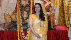 Durga Puja 2022: মায়ানগরীতে একটুকরো বাংলা, মুখুজ্যেদের পুজোয় হাজির ঘরের মেয়ে কাজল