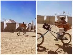 चलते-चलते साइकिल का हुआ मेकओवर, होश उड़ा देगा वीडियो