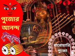 Durga Puja 2022: যাত্রায় ব্যবহৃত জিনিস দিয়েই মণ্ডপ তৈরি, ‘সংস্কৃতি ভাবনায় সেরা’র সম্মান ৫-এর পল্লির