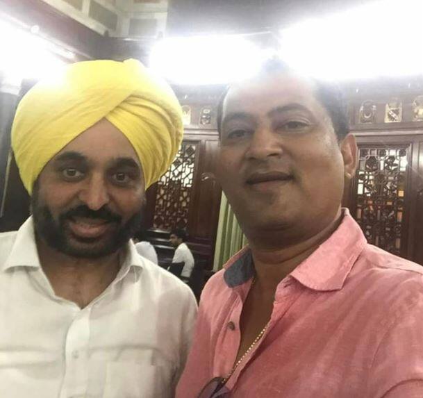 Ahmedabad: Gujarat BJP leader Kishan Singh Solanki suspended for 6 years from party due to share pic with Punjab CM Bhagwant Mann Ahmedabad: ભાજપના નેતાને પંજાબના સીએમ સાથે તસવીર શેર કરવી પડી મોંઘી, જાણો સી.આર.પાટીલે શું કર્યો હુકમ