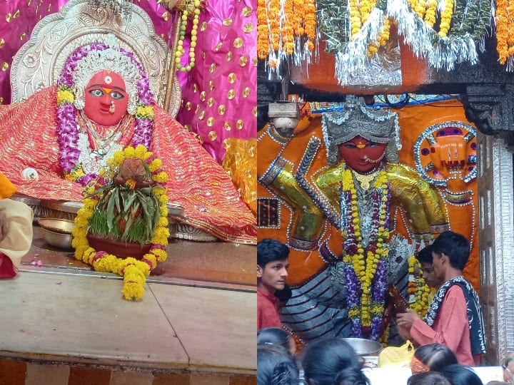 Navratri 2022 Tekri Maa Tulja Bhavani And Mother Chamunda Get Blessings Together In Dewas Ann 7551