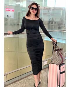 Neha Malik Photo: બોડીકોન ડ્રેસમાં નેહા મલિકનો ગોર્જિયસ અંદાજ