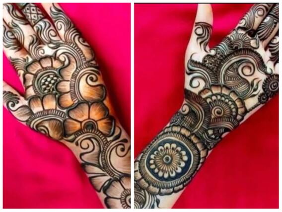 Karwa Chauth 2022 Mehndi Design: इस बार करवा चौथ पर लगाएं ऐसी मेंहदी, देखिए लेटेस्ट डिजाइन