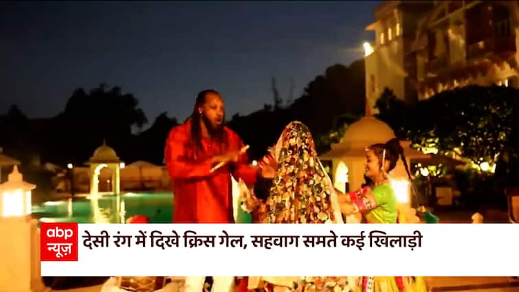 All India is loving this desi color of Chris Gayle, video goes viral