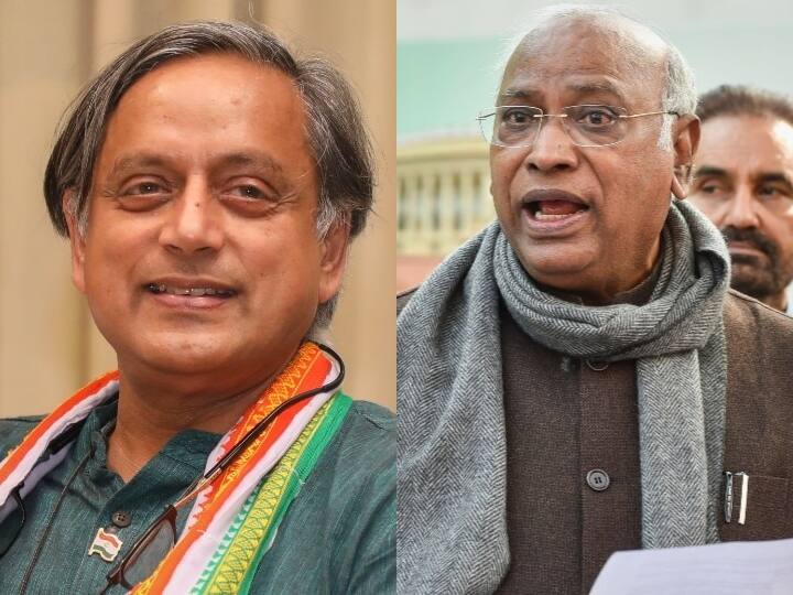Congress President Election 2022: मल्लिकार्जुन खड़गे के साथ आए शशि थरूर, कहा- 'दोनों को एक-दूसरे से नहीं, बल्कि बीजेपी से लड़ना है' Shashi Tharoor and Mallikarjun Kharge on same page , said -