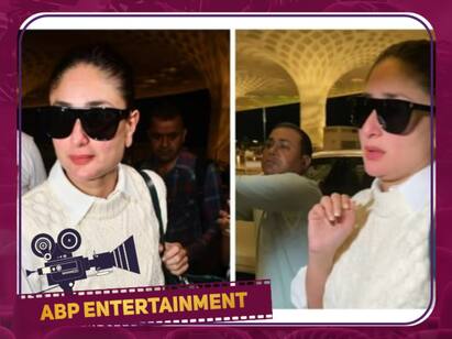 Kareena kapoor in mumbai airport viral video, jehangir ali khan Kareena kapoor:  தோள் மேல் கை போட முற்பட்ட ரசிகர்...மிரண்டு போன கரீனா கபூர் !