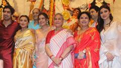 Durga Puja at Mumbai: কাজল, রানির পুজোয় হাজির জয়া বচ্চন, মায়ানগরীর বুকে একটুকরো কলকাতা যেন!