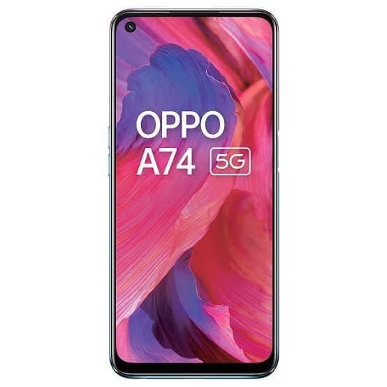 OPPO A74 5G : Oppo આ ફોનમાં Qualcomm Snapdragon 480 5G પ્રૉસેસર આપવામાં આવ્યુ છે, આ સ્માર્ટફોન ત્રિપલ કેમેરા સેટઅપની સાથે આવે છે. જેમાં 48 MP નો મેન કેમેરો, 2 MPનો ડેપ્થ અને 2 MPનો મેક્રો કેમેરો સામેલ છે. આ ઉપરાંત આમાં 8 MPનો ફ્રન્ટ કેમેરો આપવામા આવ્યો છે. આ ફોનમાં 5000 mAhની બેટરી આપવામા આવી છે. આ ફોન 4 GB રેમ + 64 GB ઇન્ટરનલ સ્ટૉરેજ અને 6 GB રેમ + 128 GBની ઇન્ટરનલ સ્ટૉરેજ વેરિએન્ટમાં આવે છે, આમાં 6 GB વાળા વેરિએન્ટની કિંમત 14,990 રૂપિયા છે.